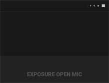 Tablet Screenshot of exposureopenmic.com